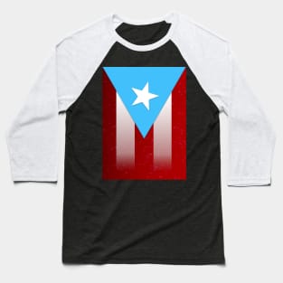 Starry Puerto Rico Flag Baseball T-Shirt